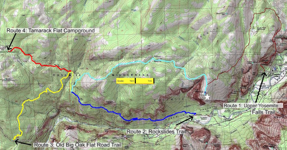 Overview of All 4 Routes