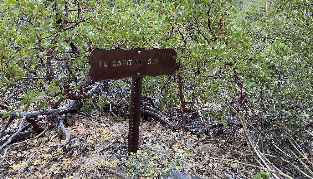 El Capitan: 6 miles / 10 km ahead