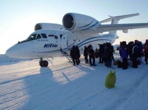 Antonov on ice at Barneo